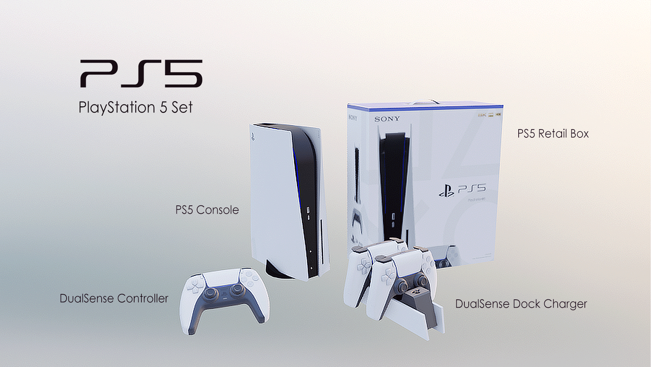 Mod The Sims - Sony PS5 Set (Functional)