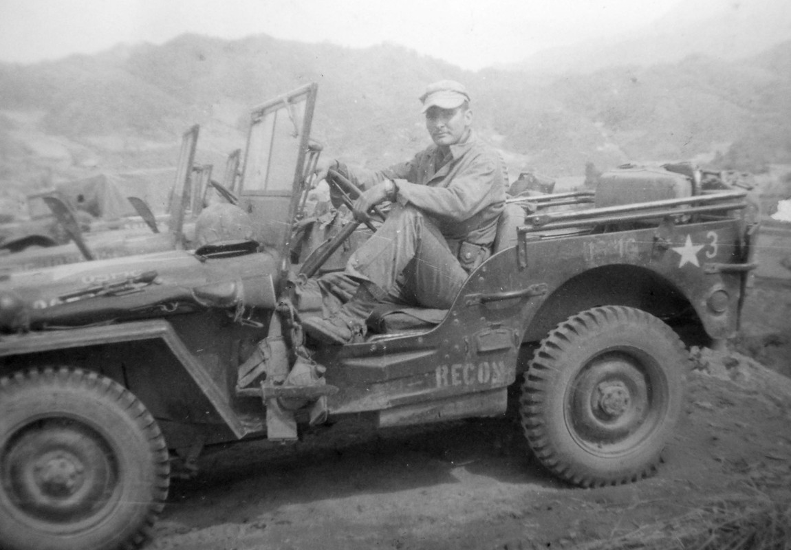 Father in Jeep