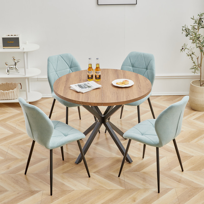 Chaise scandinave motif losange - vue principale