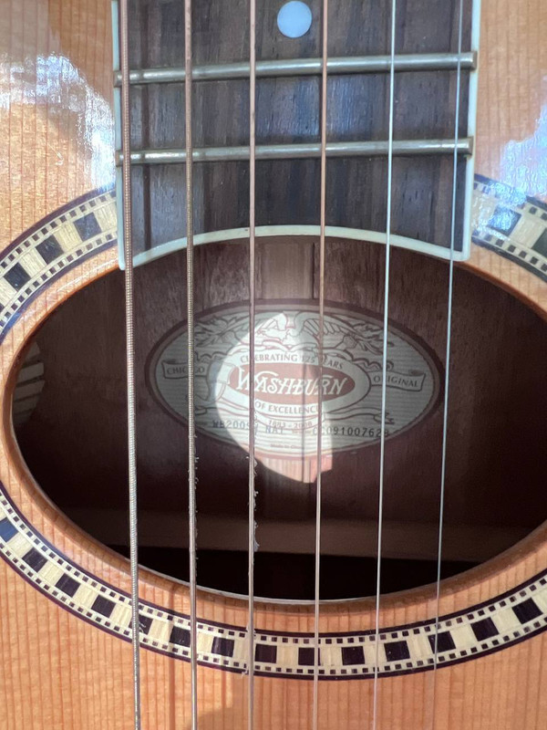 Акустика Washburn WB200SW NAT - Полностью из массива — фото 4