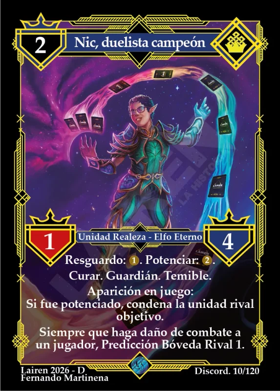 NIC, DUELISTA CAMPEON