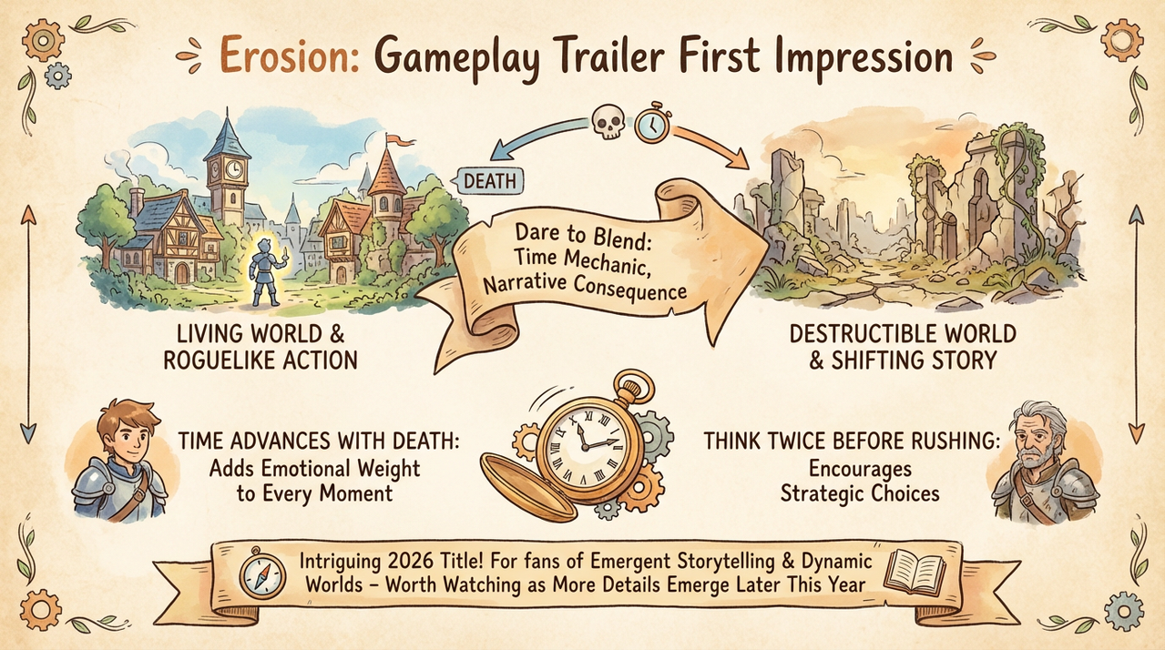 open-world gaming scene with desert environment and action