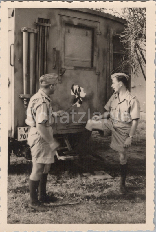Foto DAK Afrikakorps Flughafen Bengasi Benina Libyen 1941 Maling
