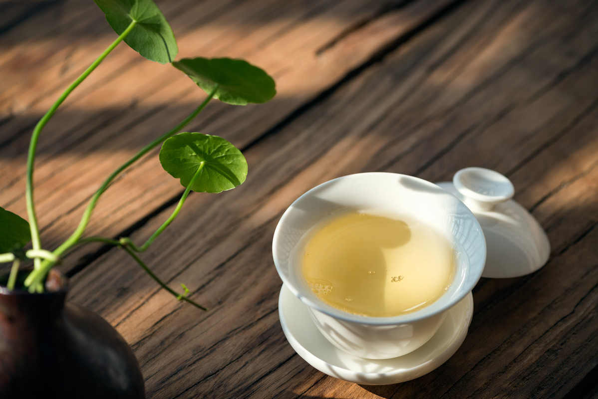 tasse de thé blanc