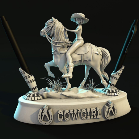 Cowgirl – 3D Print Model Cowgirl – 3D Print Model