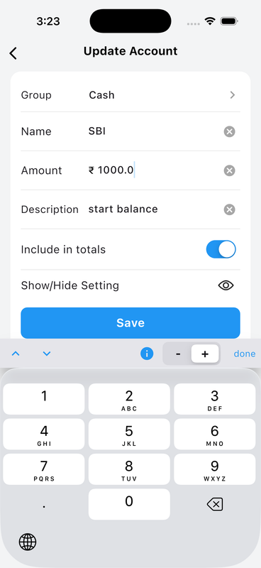 Update Existing Accounts