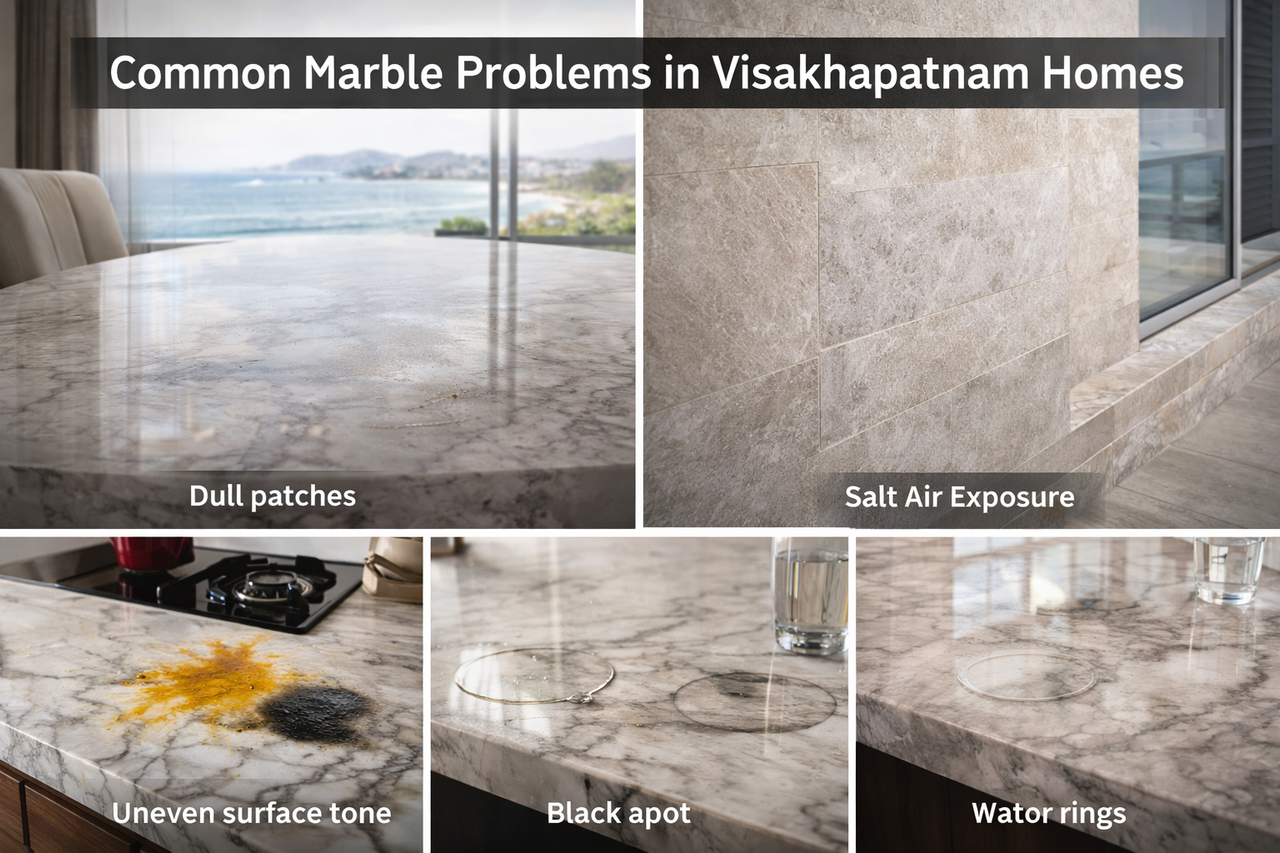 Marble dining table protection film