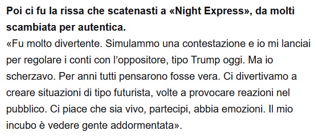 Oppositore sul Corriere