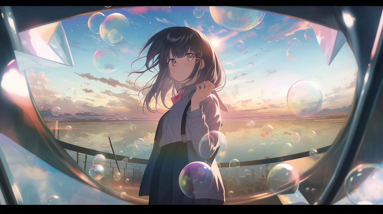 __Girl_reflected_in_a_prism_soap_bubbles_dreamy_fisheye_lens_la_7e573322-2f74-45c0-8b3b-4a9f036cb7c0