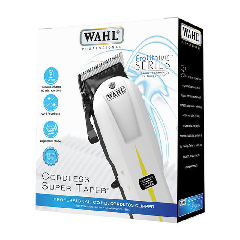 Wahl professional prolithium series cordless super taper hair clippers Outlet
