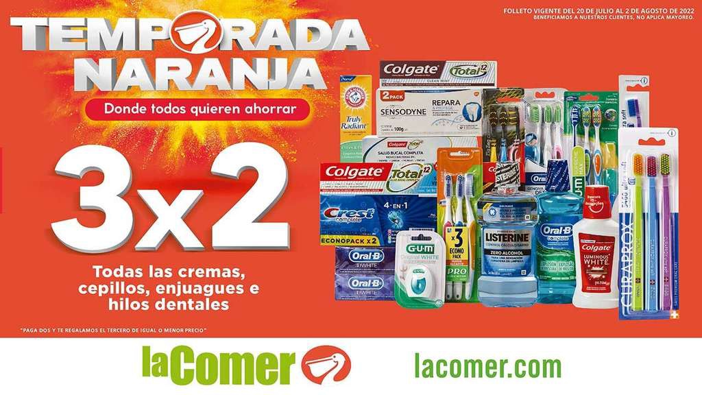 La Comer [Temporada Naranja]: 8° Folleto (y al parecer último) de Ofertas del Miércoles 20 de Julio al Martes 2 de Agosto 
