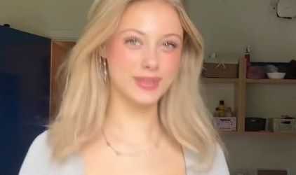 Horny Girl Naked Squeezing and Showing Her Juicy Bare Tits