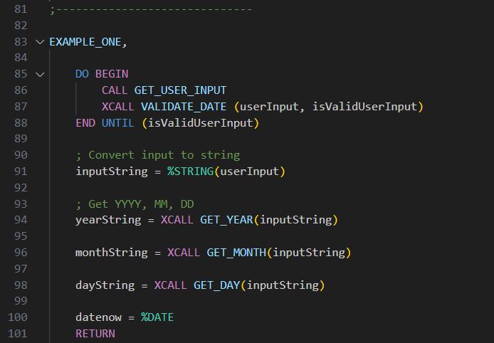 Syntax Highlighting Example