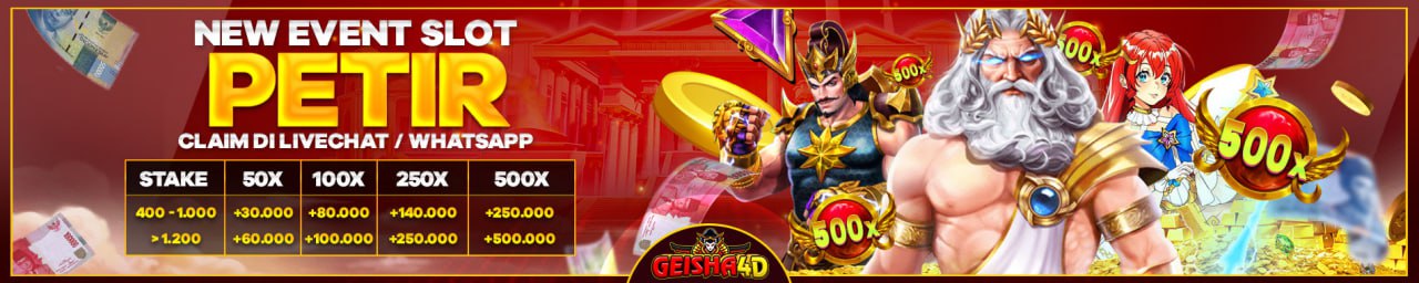 BONUS SEMUA EVENT GEISHA4D