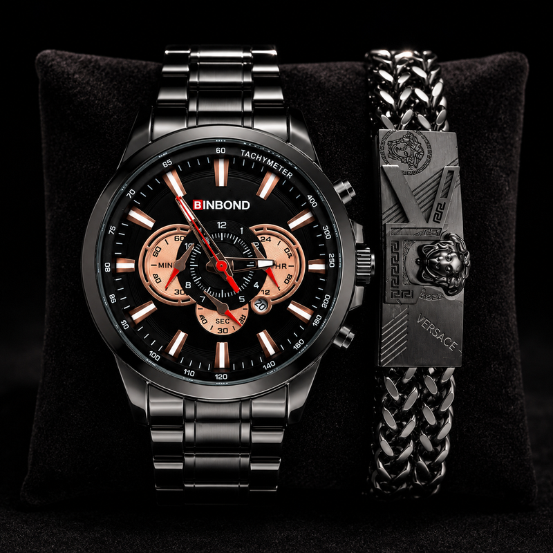 Free bracelet with Binbond watch
