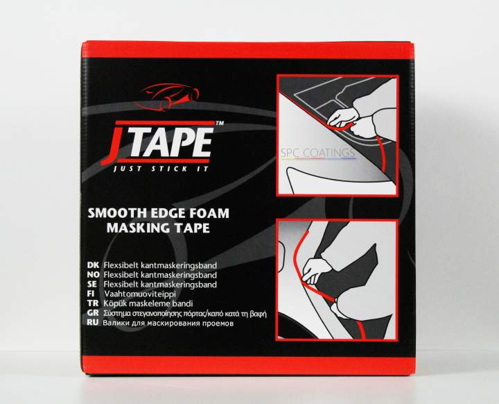 JTape J Tape Foam Smooth Soft Edge Foam Masking Tape 13mm x 50m Garage