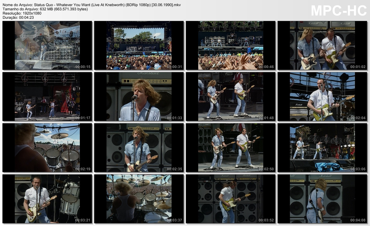 Status Quo - Whatever You Want (Live At Knebworth) (BDRip 1080p) [30.06.1990]