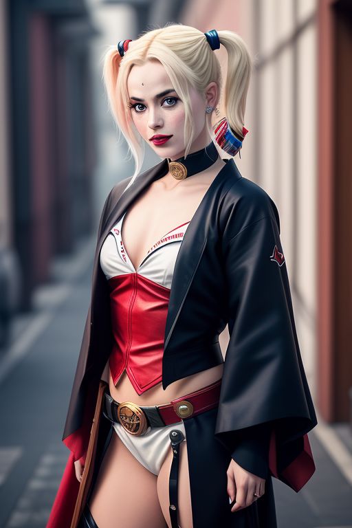 Harley-Quinn-wearing-a-kimono-13