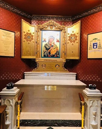 Il profondo significato spirituale dell icona di Nostra Signora del Perpetuo Soccorso posta sopra la