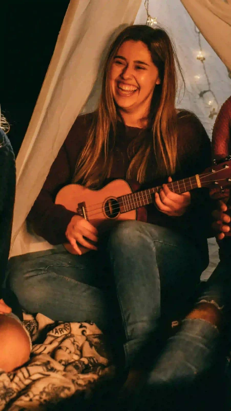 Camping Girl Guitar