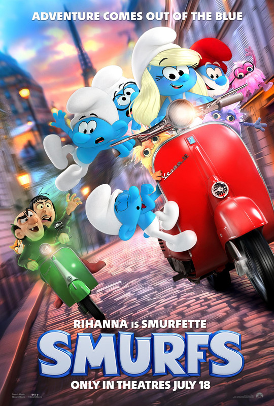 Smurfs 2025 Animated Musical Comedy movie poster