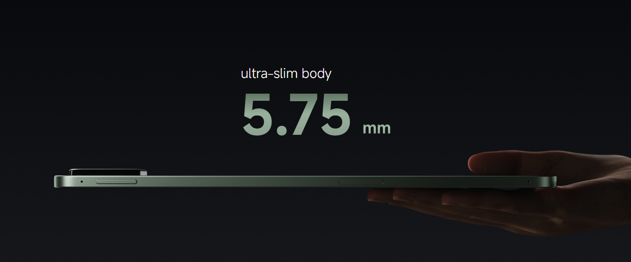 Sleek 5.75mm Ultra-Thin Metal Architecture