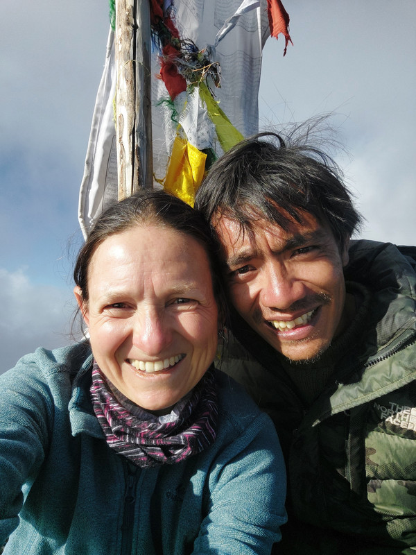 Olga and Sahadev in Nepal