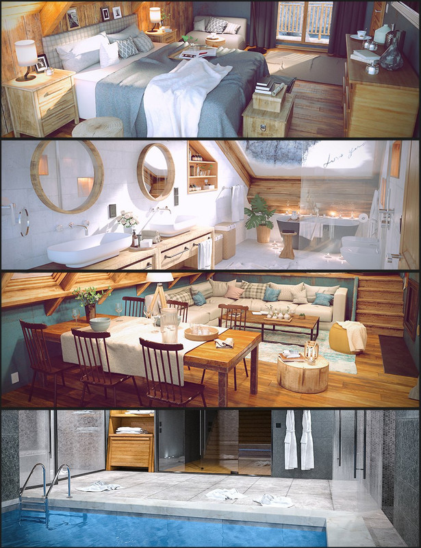 Winter Vacation House Bundle Winter Vacation House Bundle