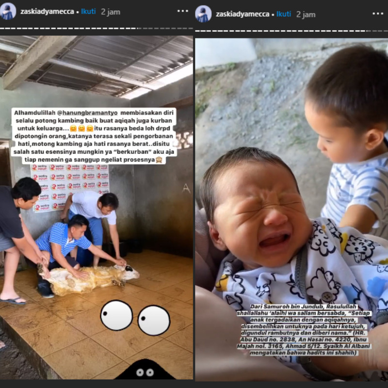Zaskia Adya Mecca gelar aqiqah anak kelima