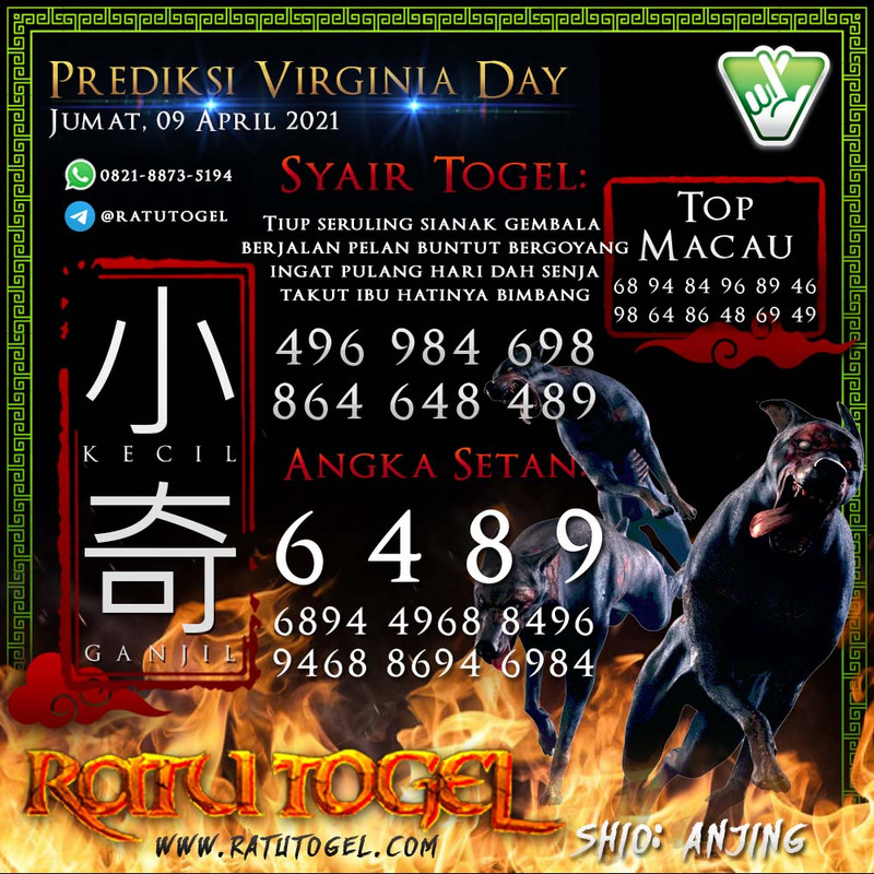 PREDIKSI NAGASAON VIRGINIA DAY