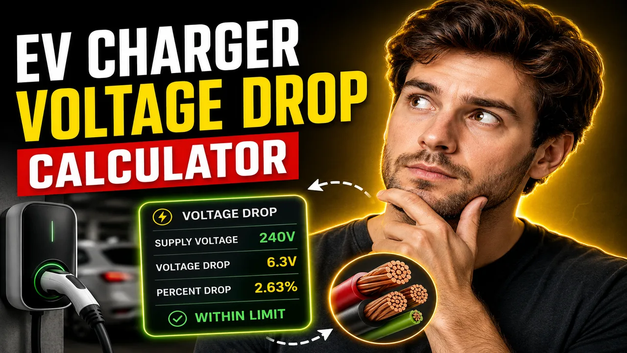 Ev Charger Voltage Drop Calculator