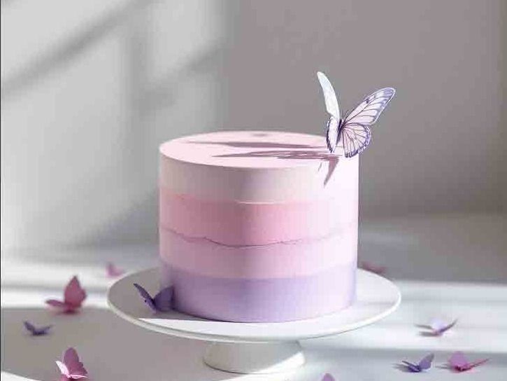 Beautiful Butterfly Cake1007