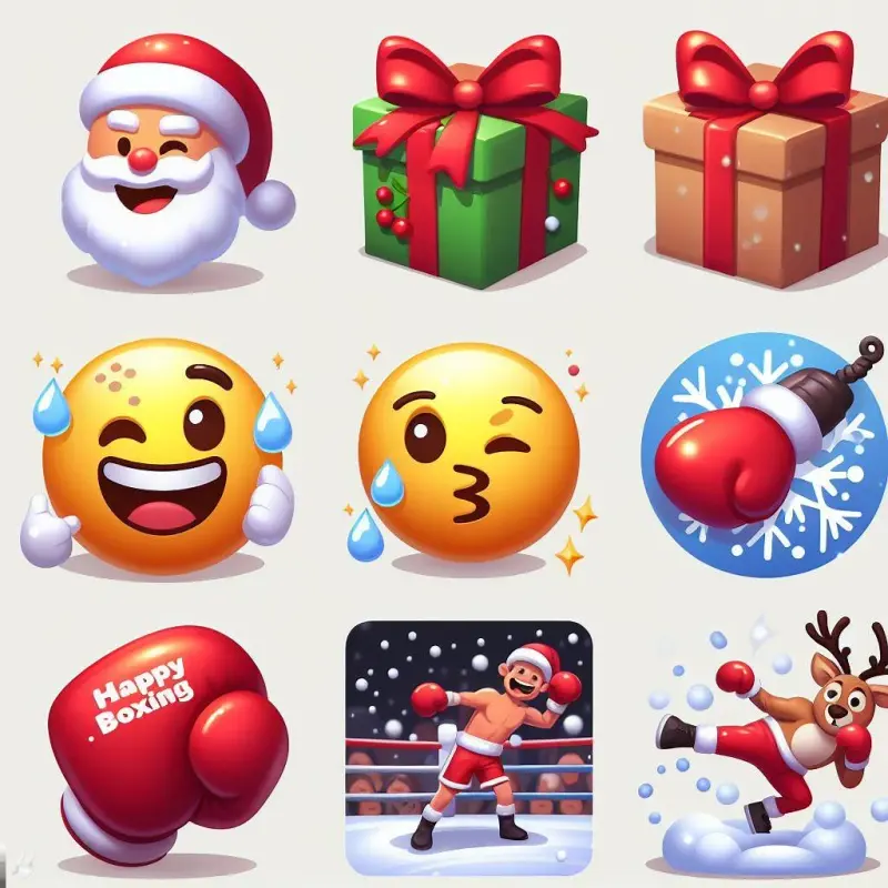 Happy Boxing Day Emojis Happy Boxing Day Emojis