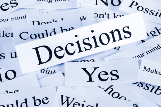 making decisions