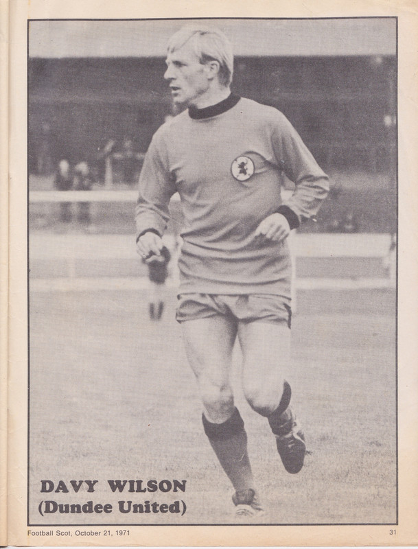 Davie WIlson Football Scot 21 October 1971 copy