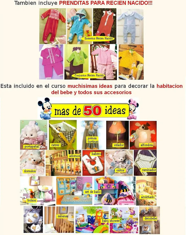 ropa para bebés moldes paso a paso