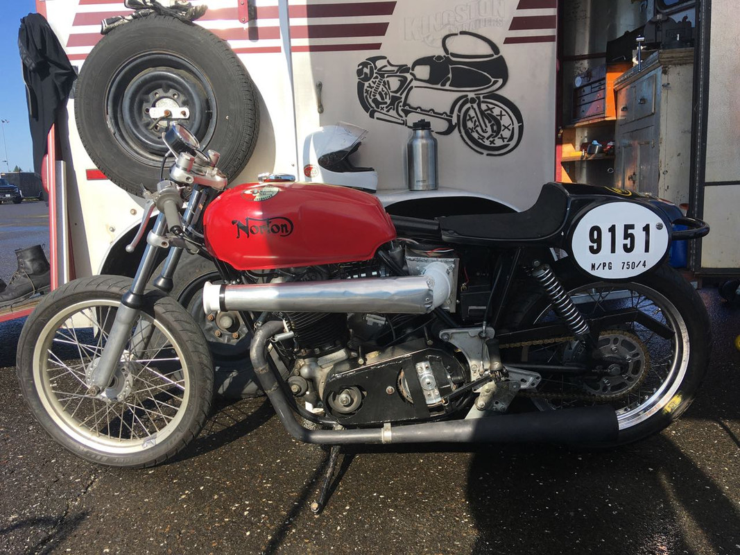 Mike Tomany's 750 Norton