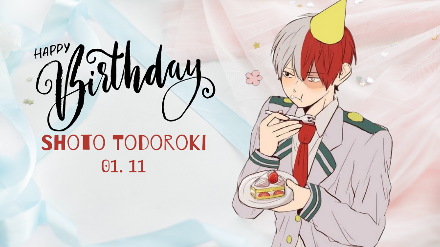 Happy birthday, Shoto Todoroki!!!