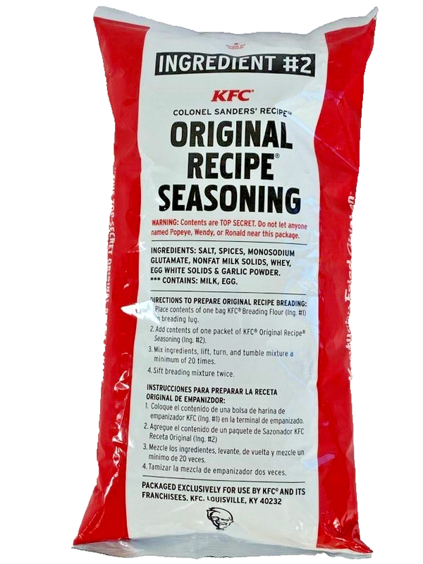 KFC Ingredient Bag 2a