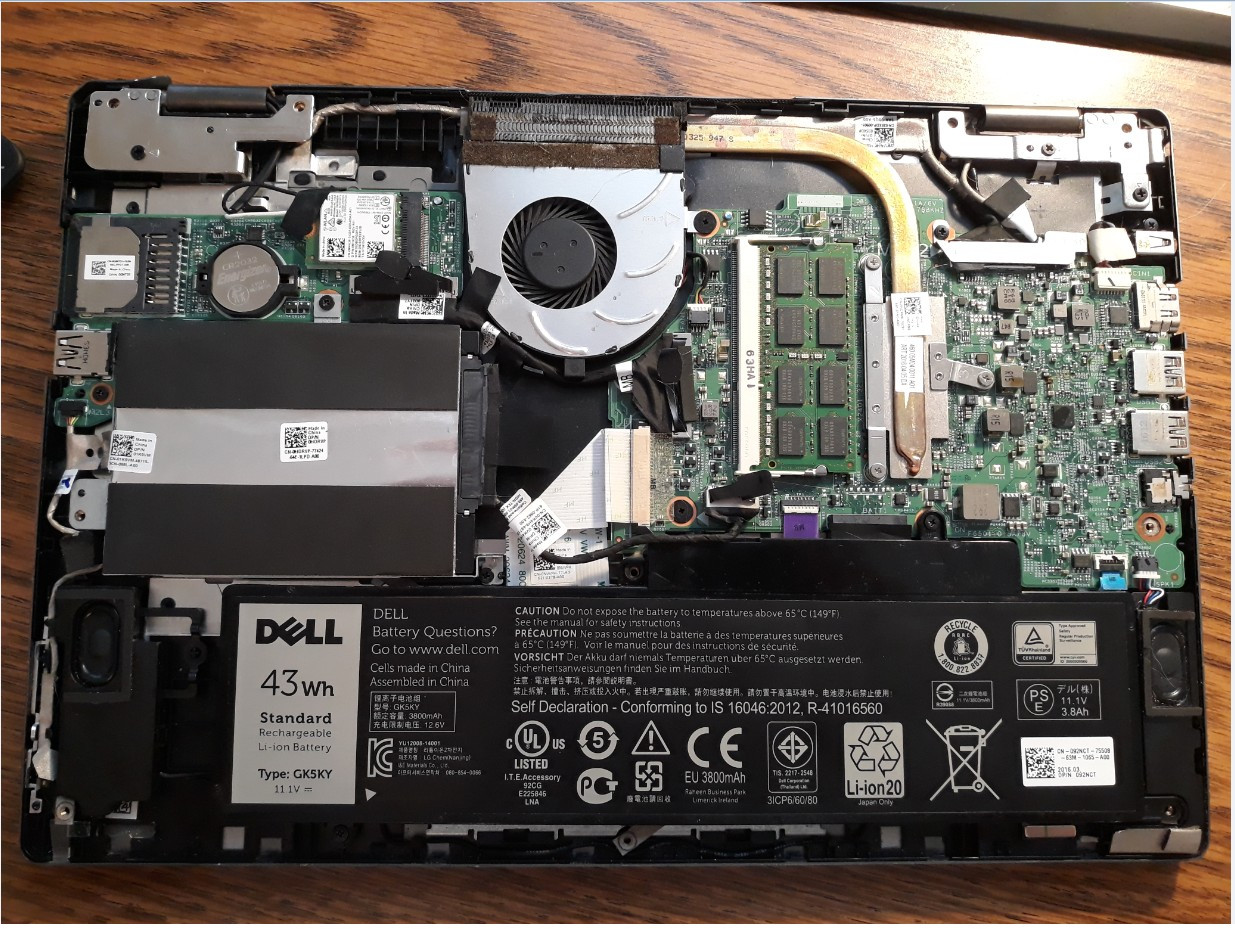 Laptop Innards Landscape