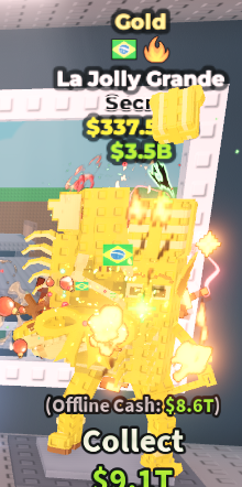 La Jolly Grande Gold Brazil Fire 337 5m