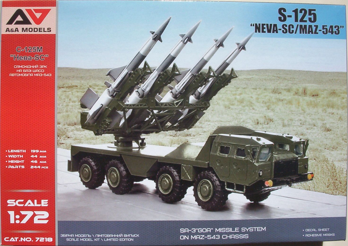 A&A Models 72 S-125 'Neva-SC MAZ-543'