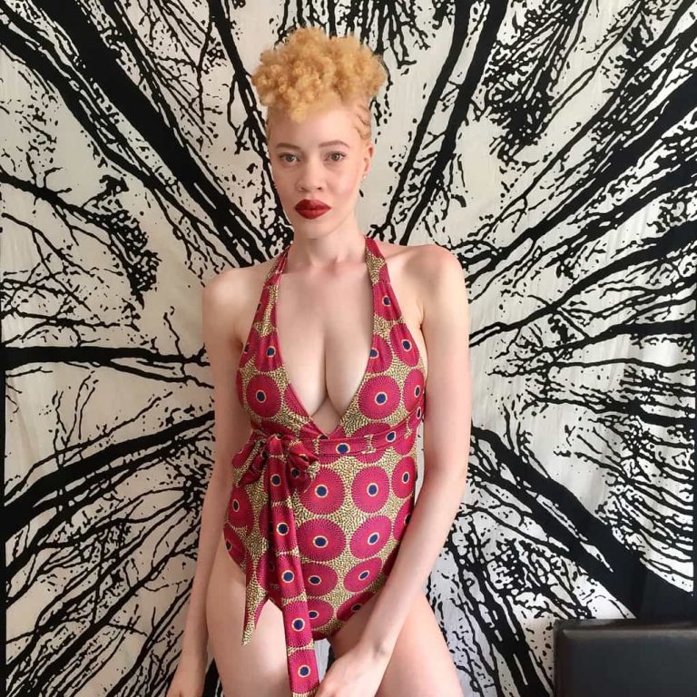 Афроамериканская модель с альбинизмом поразила всех своей необычной внешностью