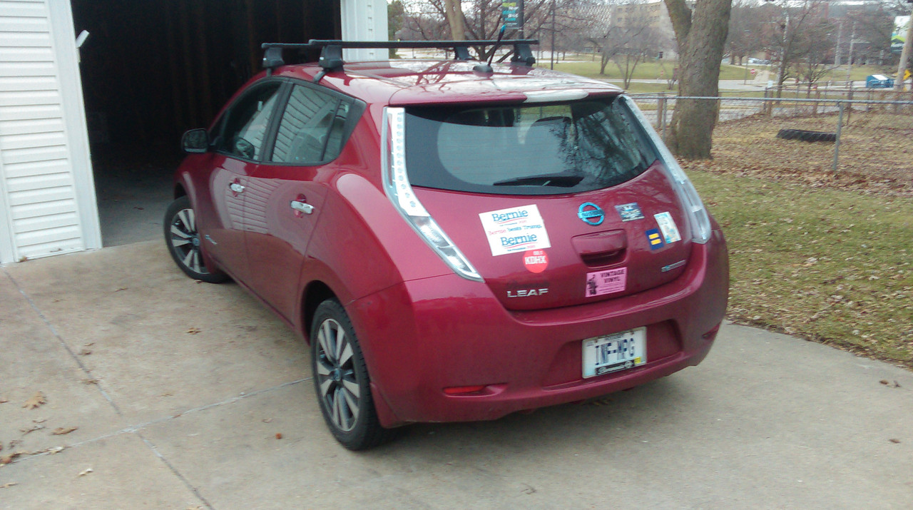 My 100% electric Nissan Leaf