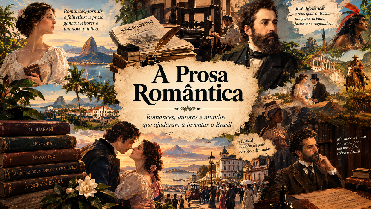 A Prosa Romântica: romances, autores e mundos que ajudaram a inventar o Brasil