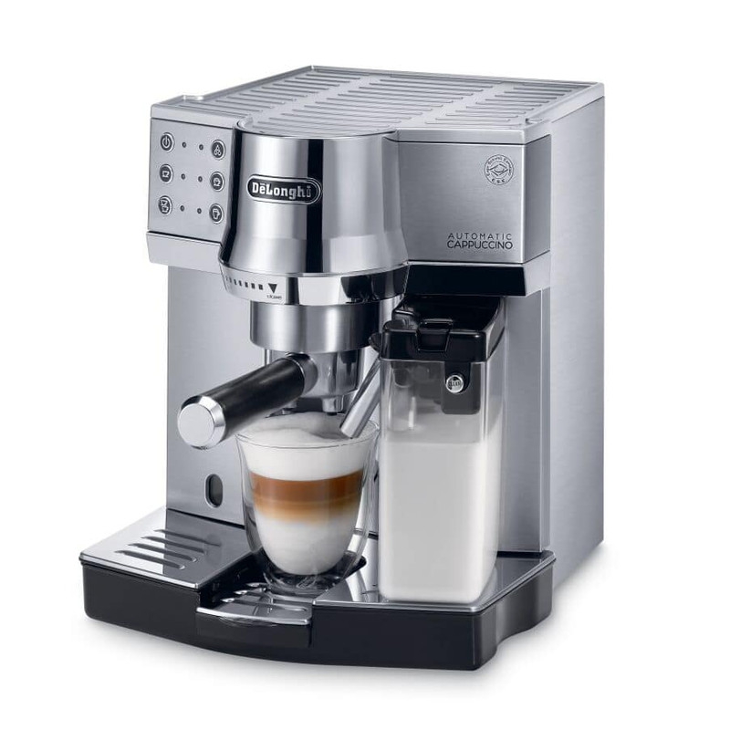 افضل سعر ماكينة القهوة الاسبريسو ديلونجي بالضغط، 15 بار، فضي - EC 850.M في  مصر 2024| بي تك