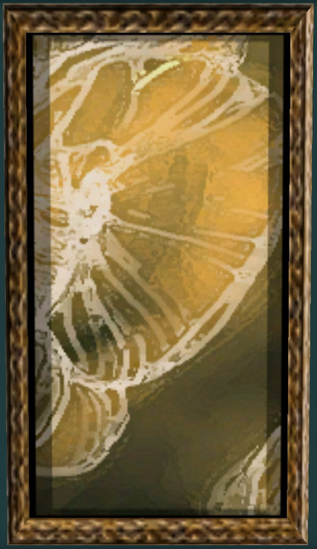 Abstract Painting of Golden Petals 3