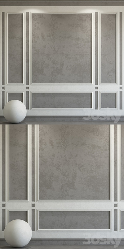 Decorative plaster with molding 146