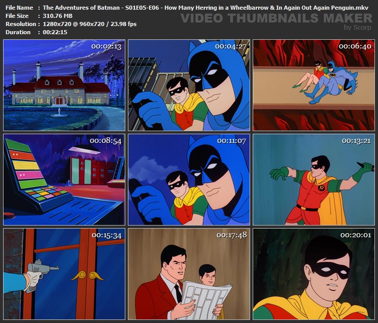 The Adventures of Batman - S01E05-E06 - How Many Herring in a Wheelbarrow & In Again Out Again Pengu