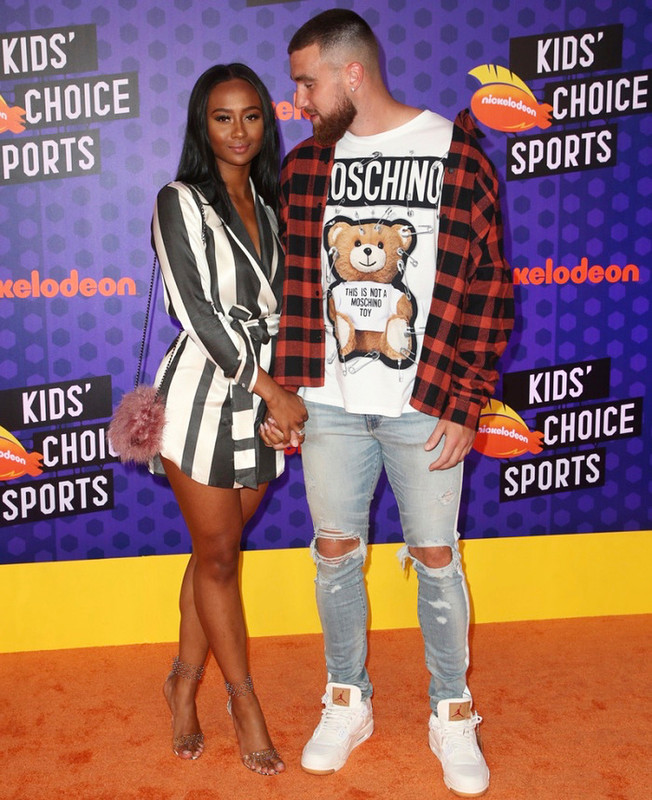 Travis Kelce Super Bowl winner and Kayla Nicole Lipstick Alley
